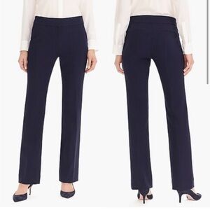 J. Crew Edie Full-Length Trouser Navy Blue Sz 6 303